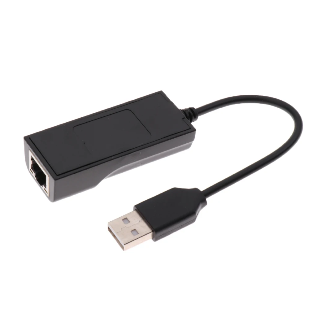 80MA/5V Ethernet Adapter for USB to RJ45 Port 10/100Mbps USB 2.0