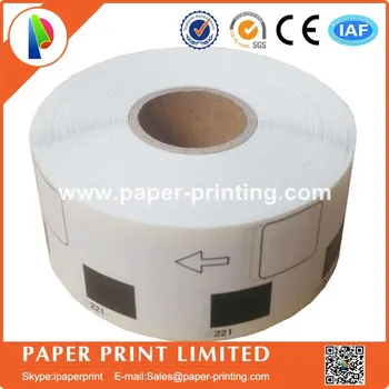 

2 Refill Rolls Compatible DK-11221 Label 23mm*23mm 1000Pcs Compatible for Brother Label Printer QL-700/720 White Paper DK-1221