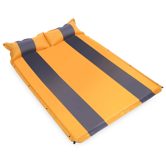 4 Colors Two Person Camping Mat Automatic Inflatable Mattress Sleeping