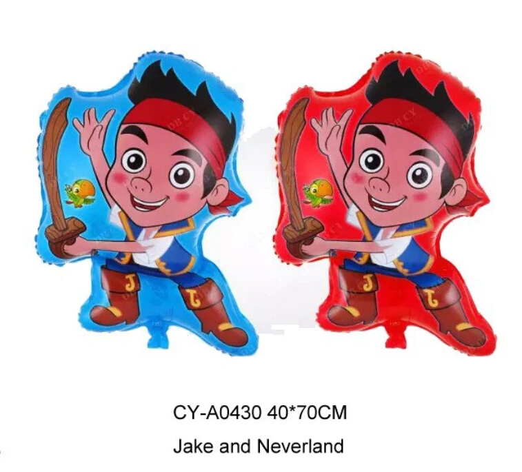 40*70cm 10pcs/lot Jake and The Neverland Foil Balloons