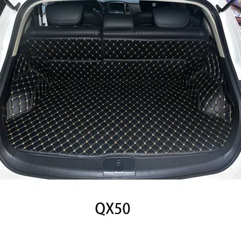

Custom Car Trunk Mat for Car Trunk Mats For Infiniti QX60 QX70 Q50L Q70L QX50 black red Waterproof Boot Carpets highlander