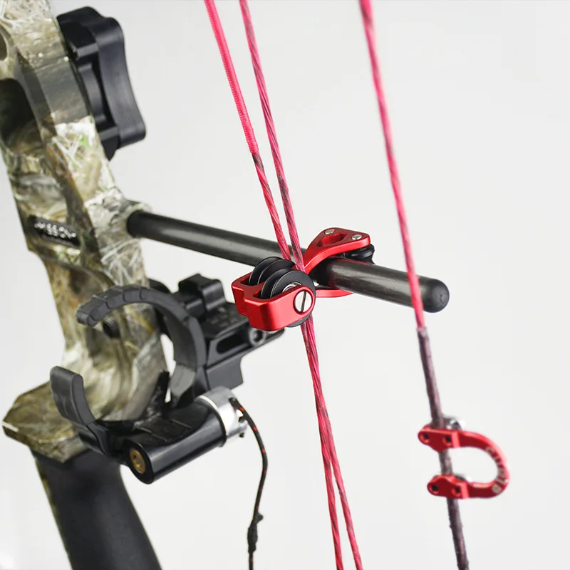 Prettyia Archery Cable Slide Compound Bow String Splitter Roller Glide Separator 