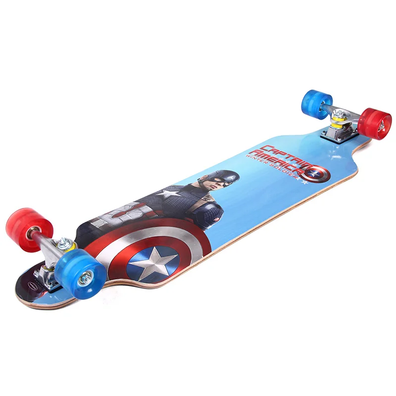 

89*19cm Chinese Noth Maple Professional Skateboard Road Longboard Skate Board 4 Wheel Downhill Street Long Board