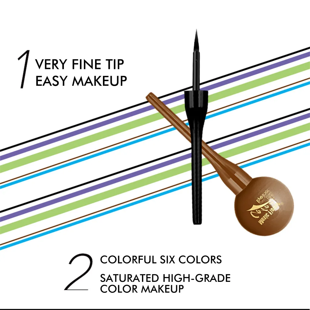 MAANGE 1 шт. леденец хит Косметика Экстремальный Цвет жидкая подводка для глаз Водонепроницаемая красота, для макияжа глаз инструменты