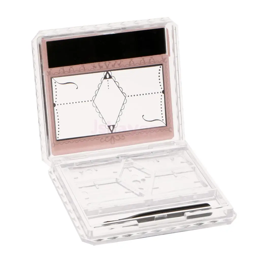 Empty Makeup Palette Powder Eyeshadow Blush Lip Gloss Lipstick DIY Case