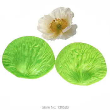 

Large Size Poppies Flower Cake Decorating Tool Silicone Mold Corn Poppy Petal Silicone 3d Silikon Formas de Silicone Big Size