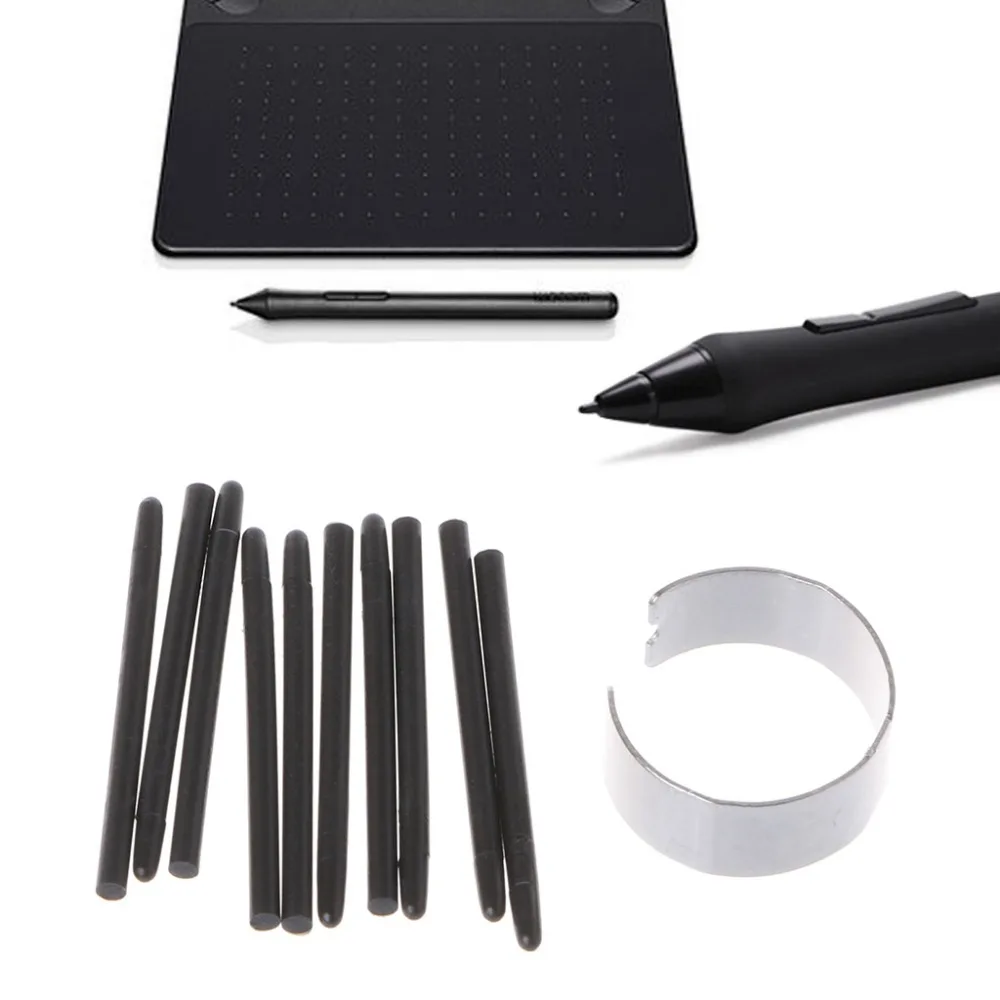 Standard Black Pen Nibs for One by Wacom, Bamboo CTE, MTE, CTL, CTH, Intuos  Draw Art 3D, Intuos 3/4/Pro ,Cintiq Pens + Move Ring - AliExpress