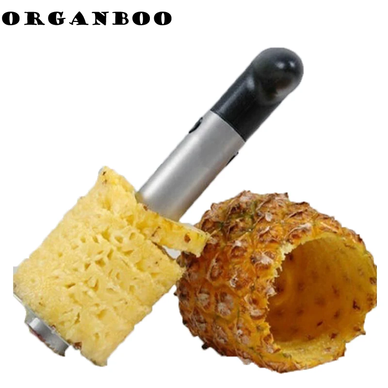 

ORGANBOO 1PC Stainless Steel Pineapple Peeler Cutter Slicer Corers Apple Fruit Paring Knife Kitchen Tool Accessories