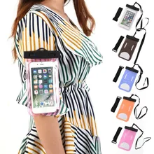 Сумки для плавания водонепроницаемый подводный чехол универсальный чехол для телефона с сенсорным экраном Сумка-нарукавник для мобильного телефона сухая сумка