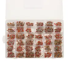 3600 шт./лот 1PF-100nF Керамика набор различных конденсаторов 10PF 22PF 33PF 47PF 100PF 330PF 470PF 1NF 10NF 47NF с алюминиевой крышкой, 50В комплект конденсаторов