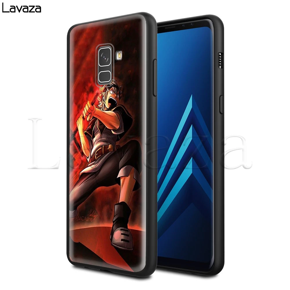 Чехол с черным клевером для Samsung Galaxy A10 A20 A30 A40 A50 A70 A50s A70s Note 10 Plus M10 M20 M30 A01 A11 A21
