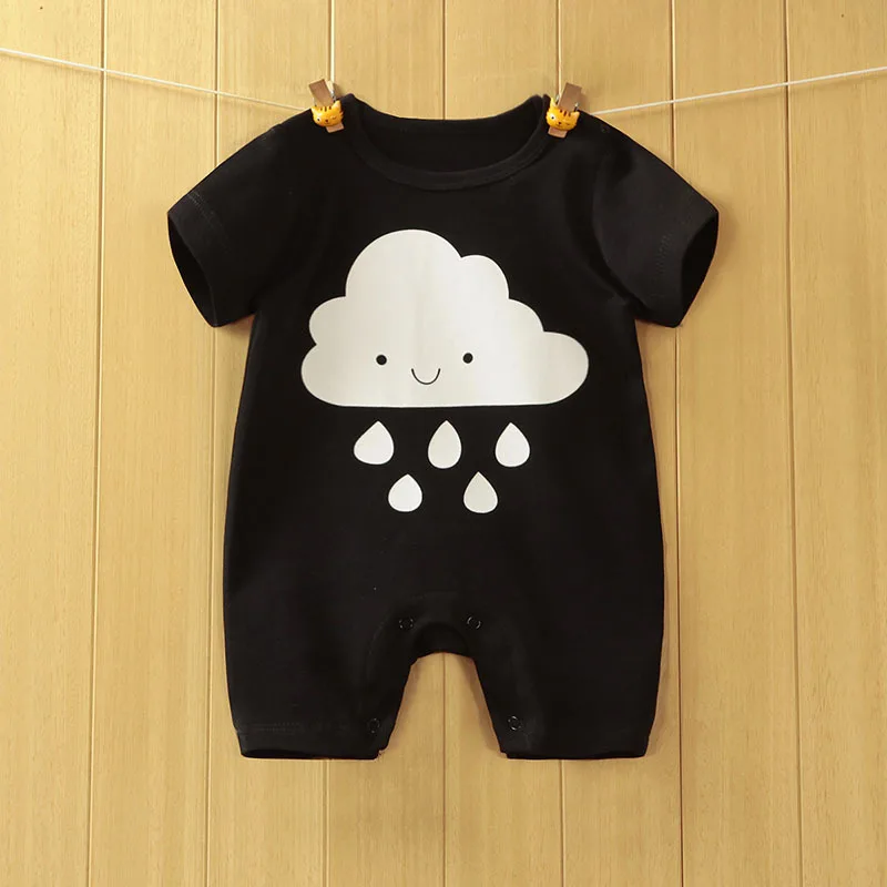 

Baby's conjoined clothes Summer cartoon Baby Clothes Kid Jumpsuit Baby Boy Body Suit Clothing Short Sleeve Romper 0-18 months