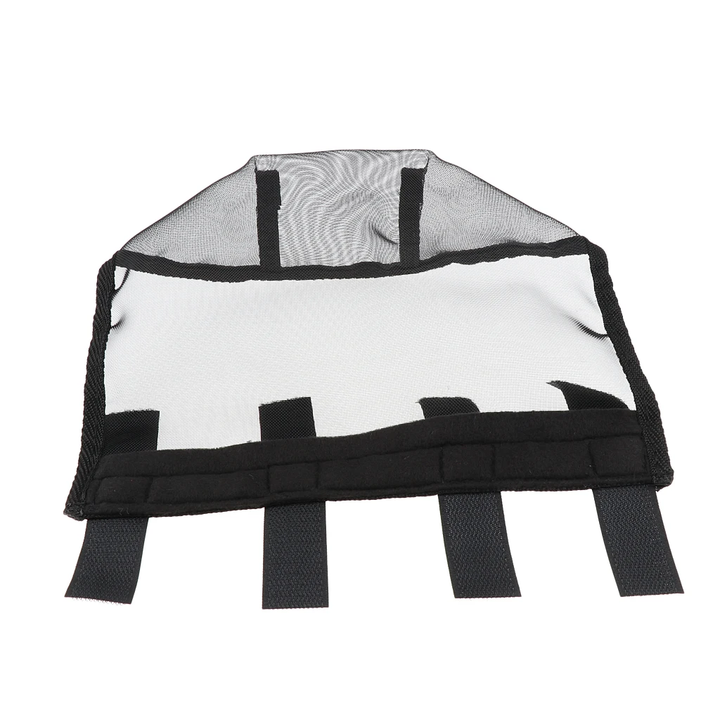 Horse Fly Mask Comfortable Horse Head Wear Gear with No Ears Equestrian Supplies