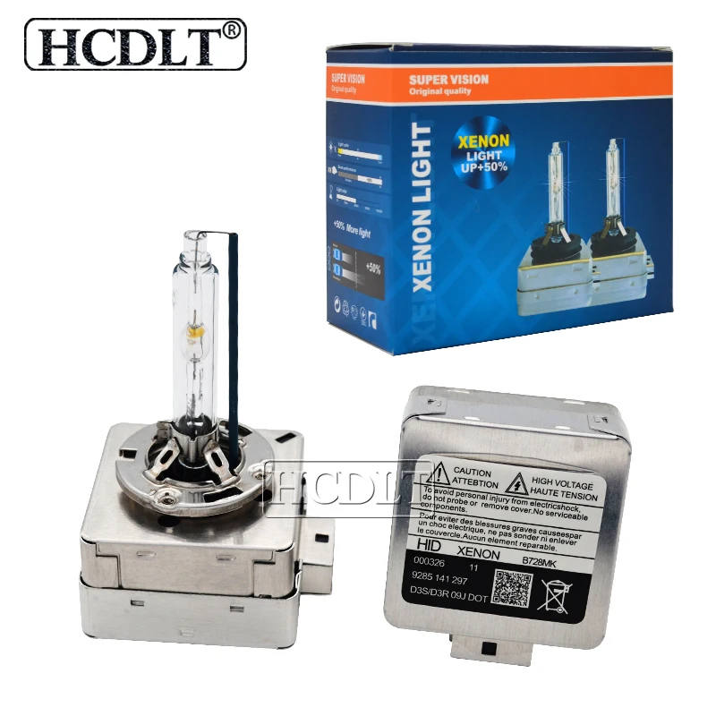 HCDLT AC 12V HID Bulb D1S 55W Xenon HID Bulb Lamp Car Globe Light 35W Xenon D1S D3S Auto Headlamp Bulb 4300K 5000K 8000K 6000K (5)