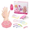 Children Pretending Nail Makeup Toys Girl Play House Makeup Handmade DIY Manicure Set Toy Fairy Dress Up Game For Girl Gifts 1