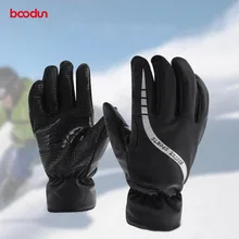 Кроссовки Новая зимняя Для мужчин лыжные перчатки Водонепроницаемый ветрозащитный сноуборд перчатки утолщаются теплый Лыжный Спорт мотоциклетные альпинистская перчатка Luvas