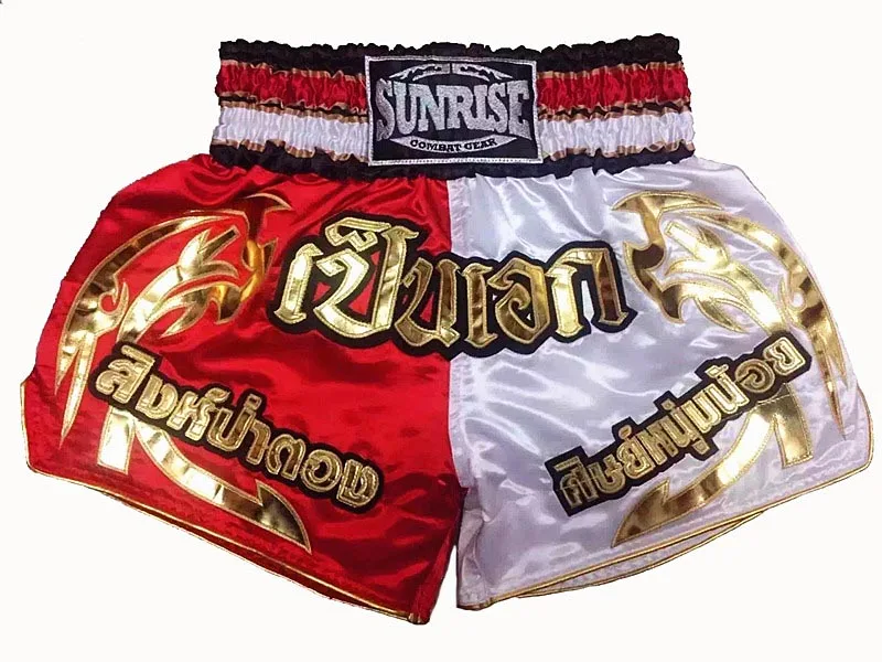 2016 Sunrise New Style Muay Thai Shorts MMA Kick Boxing Shorts Fight Training Sports Trunks Thai Boxing Shorts