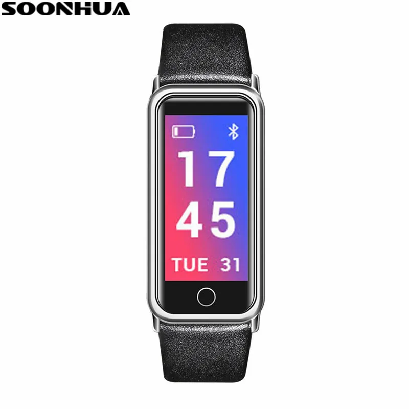 

SOONHUA Y8 Stainless Steel Touch Screen Bracelet Waterproof Heart Rate Blood Pressure Blood Oxygen Monitor Metal Smart Wristband