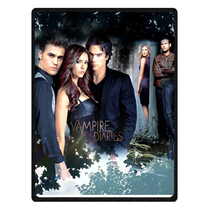 Comfortable The Vampire Diaries Personalized Blanket Sofa Bed Throw Blanket Kid Adult Warm Blanket Children Quilt Blankets Aliexpress