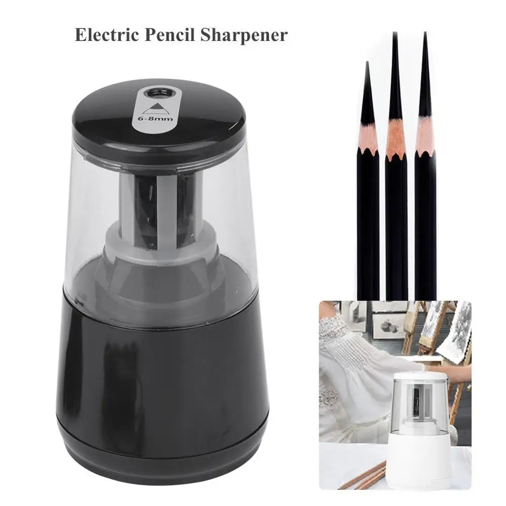Details about   Electric Pencil Sharpener Automatic Battery/USB Power Operated Desktop School 