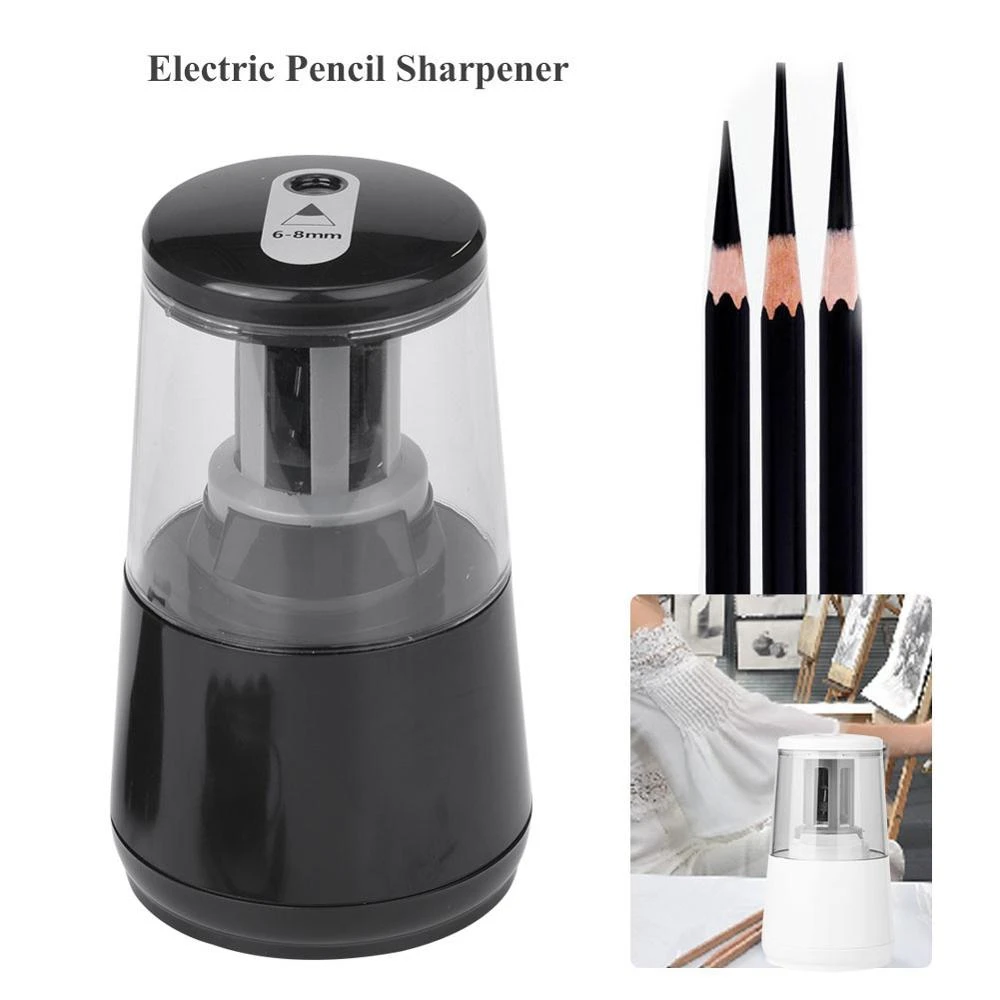 Automatic Electric Pencil Sharpener Plug In Battery Operated School Office Stationery Electric Pencil Sharpener For Children Pencil Sharpeners Aliexpress