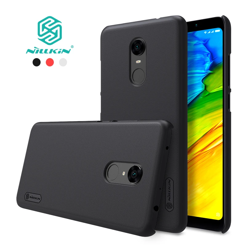 

For xiaomi Redmi 5 Plus case cover NILLKIN Frosted PC hard back cover with Gift Phone Holder redmi 5 plus case 5.99 inch
