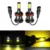 2 pz Auto Ha Condotto La lampada H3 H11 H8 H27 880 881 Hb3 9005 Hb4 9005 Fari Fendinebbia Led Auto Lampadine luci Fendinebbia oro bianco ghiaccio blu 12 v