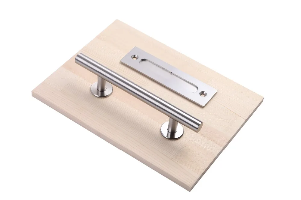 

SUS304 Stainless Steel Sliding Barn Door Pull Handle Wood Door Handle Black Door Handles For Interior Doors Handle