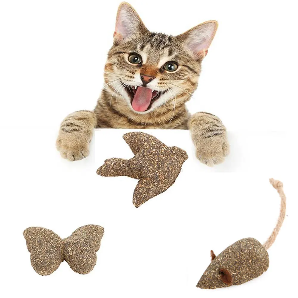 

1Pcs Catnip Matatabi Toy,100% Organic Pet Cat Safe Cat Treat Toy, Catnip Molar Cleaning Teeth Natural