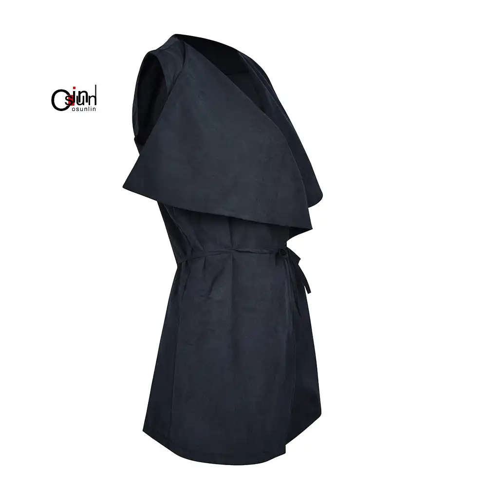 Osunlin 2019 для женщин летние дикий Рубашка Модный Кардиган Нерегулярные нагрудные