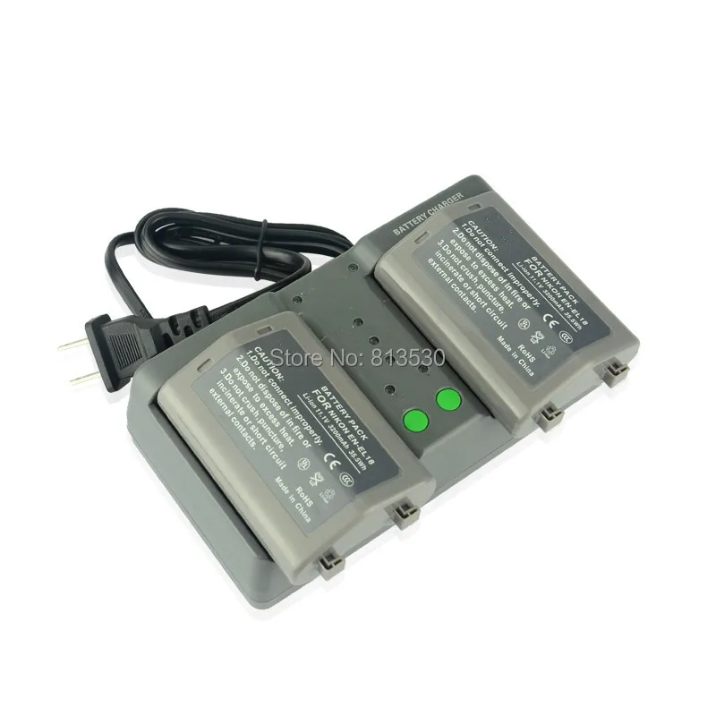 MH 26 ENEL18 EL18 Dual Charger для Nikon EN EL4 ENEL4 EL4a LPE4 D2 Digital SLR D3 D2H D2X D3s|charger for nikon|charger forcharger dual |