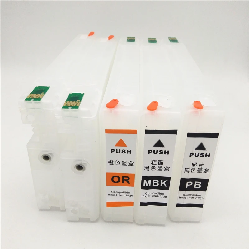 Многоразовый чернильный картридж vilaxh T653A T653B для принтера Epson T6531 T6539 Stylus Pro 4900 с