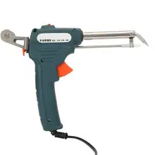 Паяльная станция, цифровой Ручной полуавтоматический термопистолет, паяльная станция, сварочный инструмент, 60 Вт, штепсельная вилка европейского стандарта, 220 В, сварка