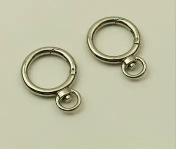 

(10 pieces/lot) bags commonly used inside diameter 20 mm opening ring spring coil link buckle bags handbags hardware accessorie