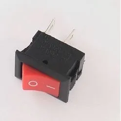 100pcs lot rocker switch small switch kcd1 101 21x15 feet black base