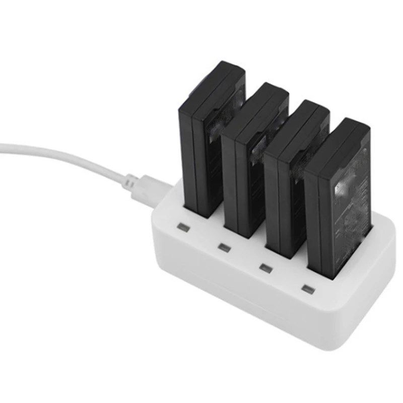 Батарея Зарядное устройство 5 V Новинка быстрой зарядки 4In1 Батарея Зарядное устройство Черный концентратор для Tello(вращение по часовой стрелке и против часовой стрелки) Дрон практичный