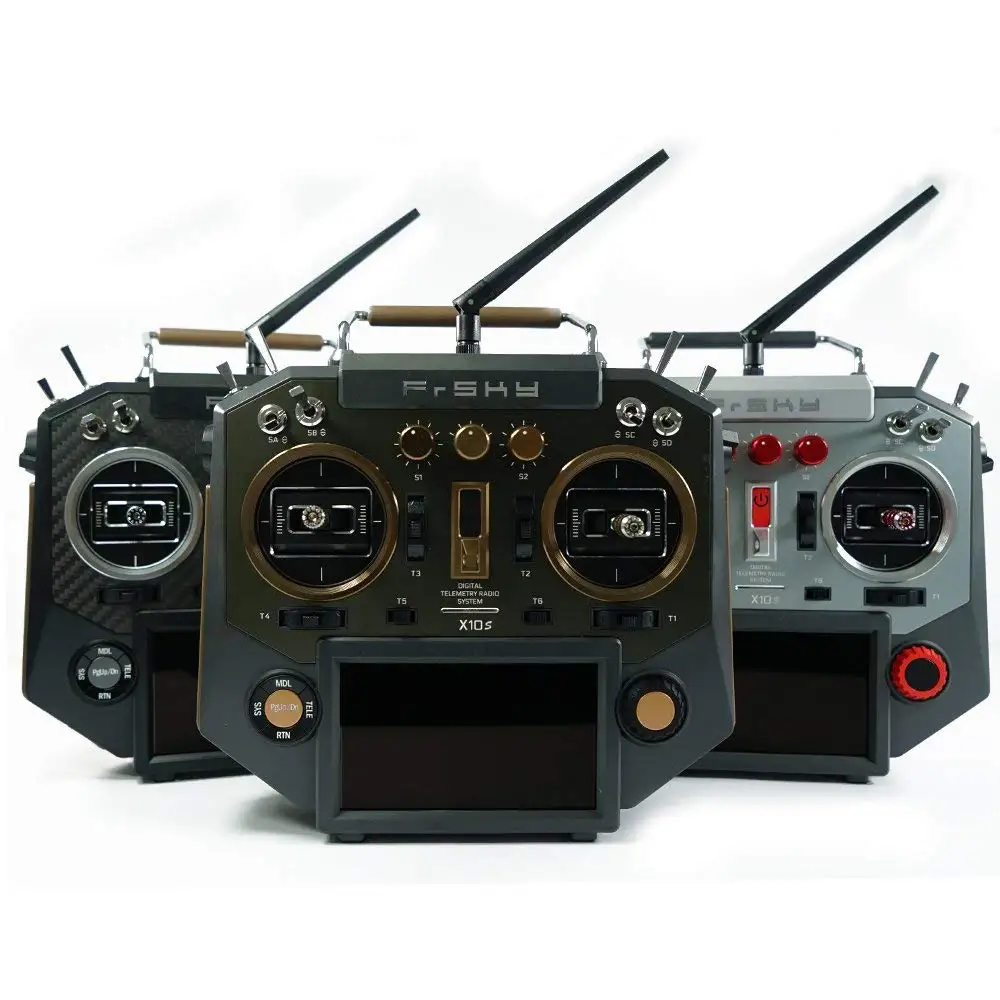 

FrSky Horus X10S 16 Channels RC Transmitter Mode 2 MC12plus Gimbal Aluminum Packaging for FPV Racing Drone Accs