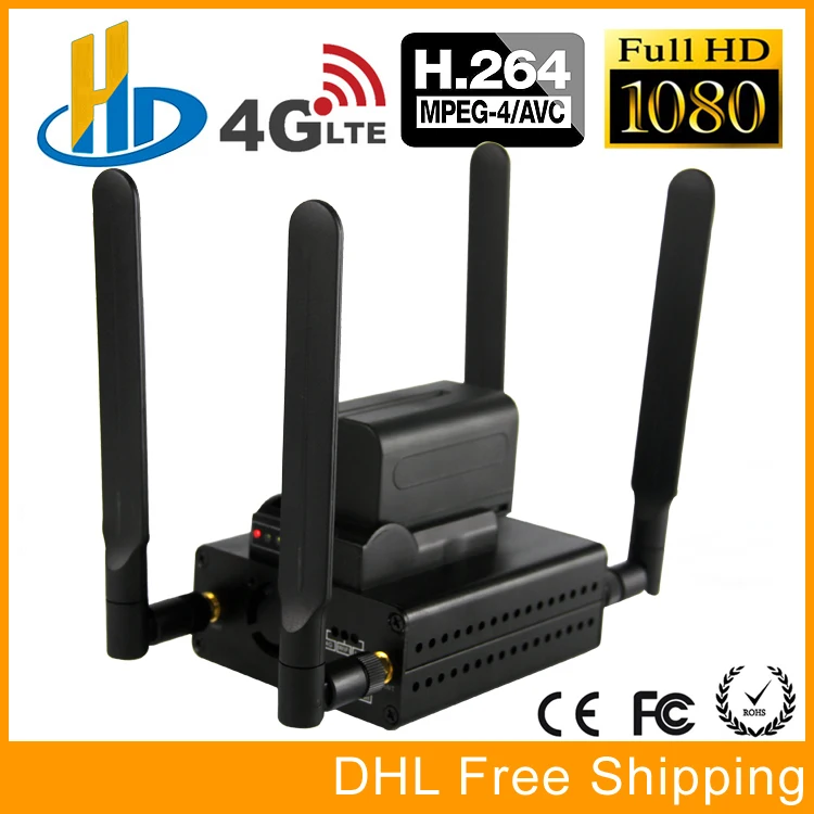 

MPEG-4 H.264 /AVC 3G/ 4G LTE 1080P HD HDMI Video Encoder HDMI Transmitter Live Broadcast Encoder wireless H264 IPTV Encoder WIFI