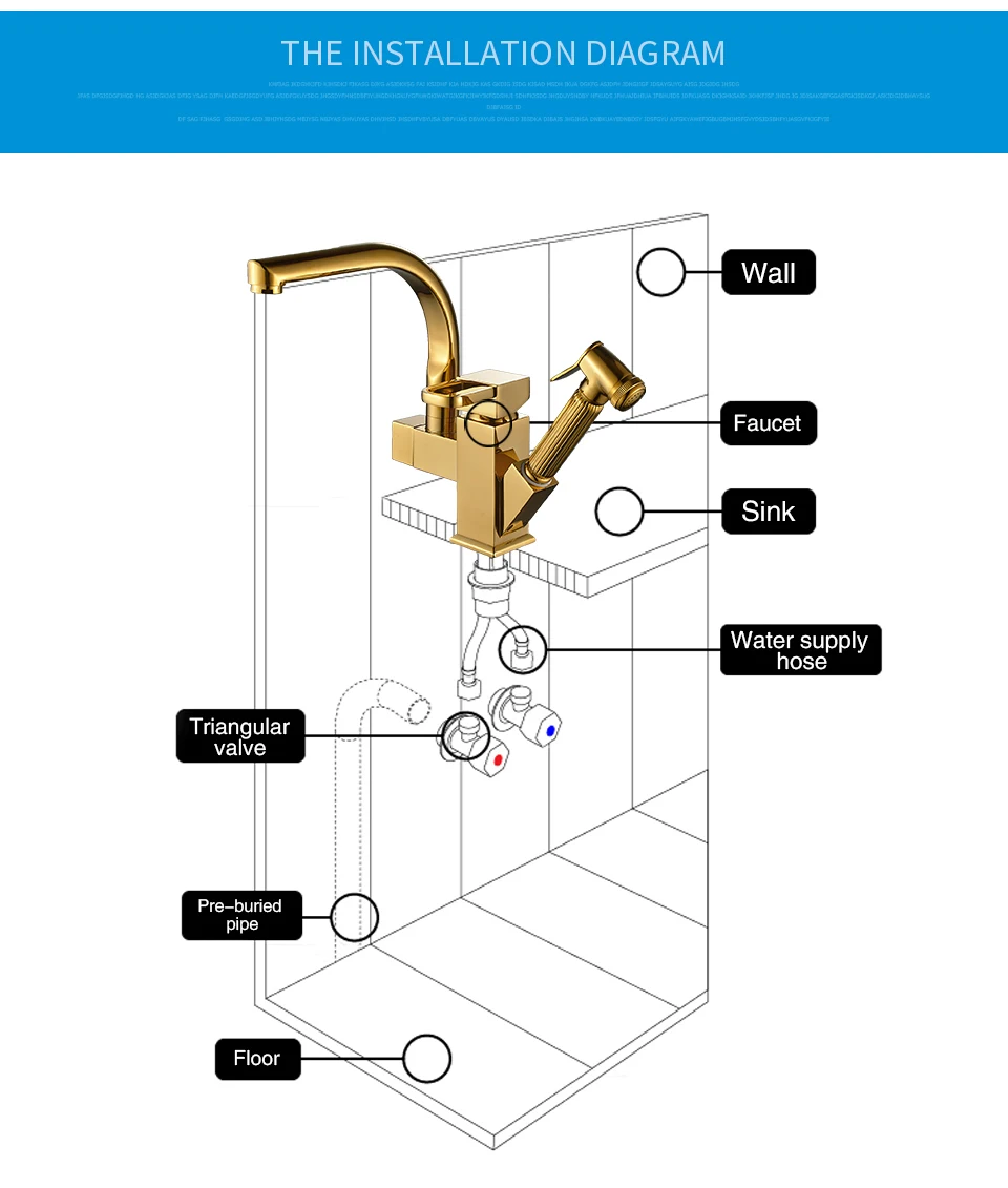 Gappo kitchen Faucets golden rotatable kitchen pull out water mixer Faucets flexible kitchen water sink mixer tap armatur