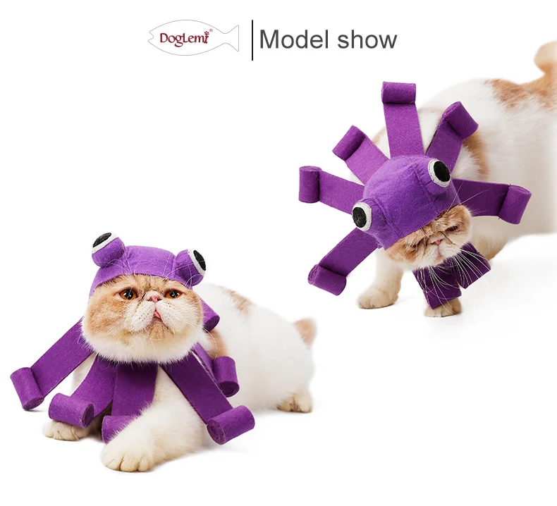 Pet Dog Cat Clothes Costume Halloween Cat Hat Funny Mane Wig Cap Dog Hat Puppy Supplies Pet Accessories Small Dogs Cats