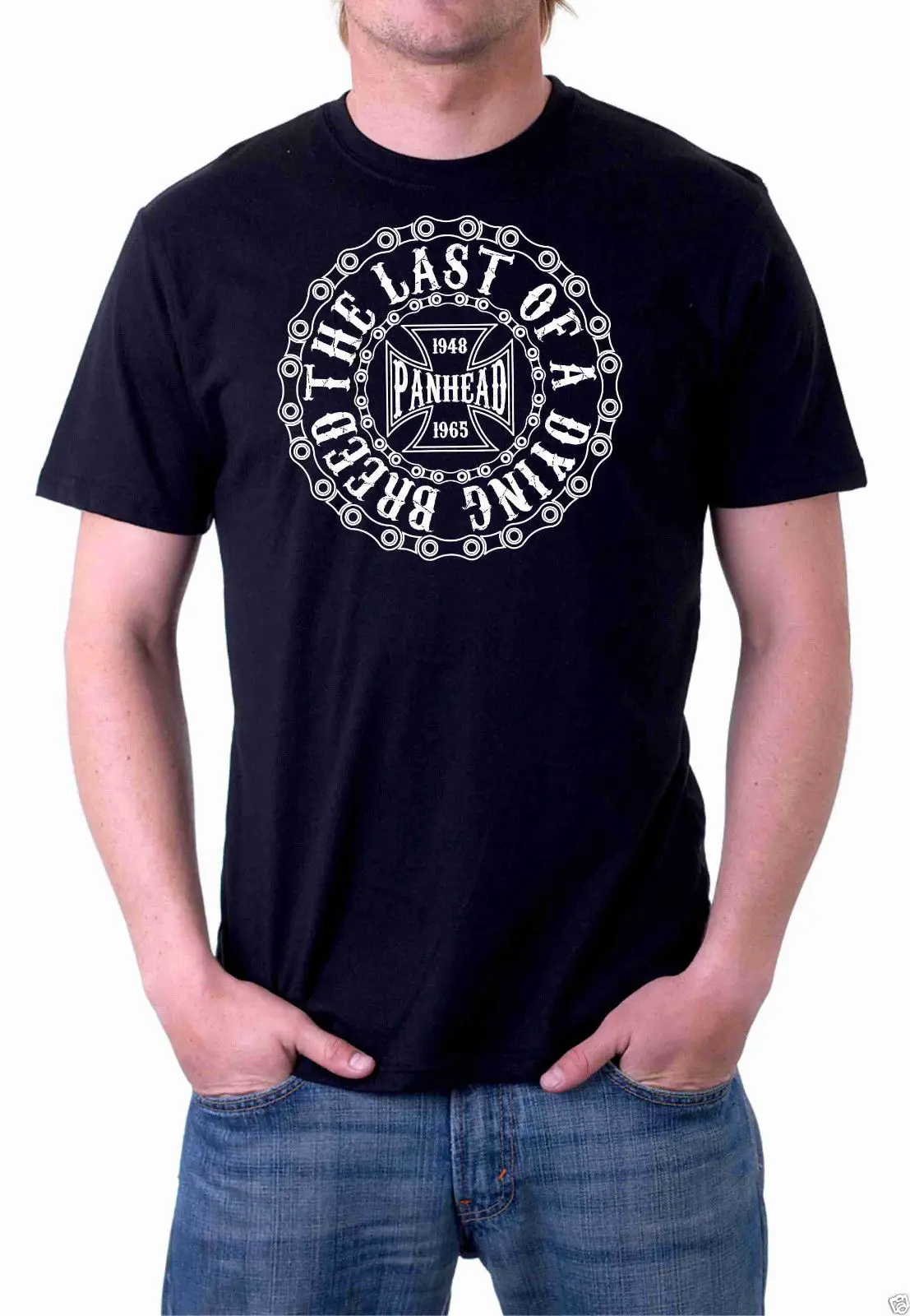 2019 Newest Fashion Panhead The Last of A Dying Breed Panhead T Shirt ...