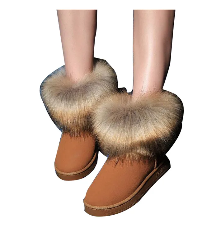 HEE GRAND Брендовая женская обувь модные зимние ботинки с толстым мехом новинка женская зимняя теплая ватная обувь ботильоны XWX3265