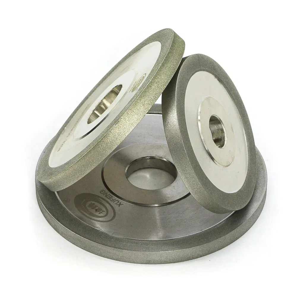 1 piece 1A1 flat shape diamond coated abrasive wheel grinding disc D100 hole 20mm grit 80~600# JGS018