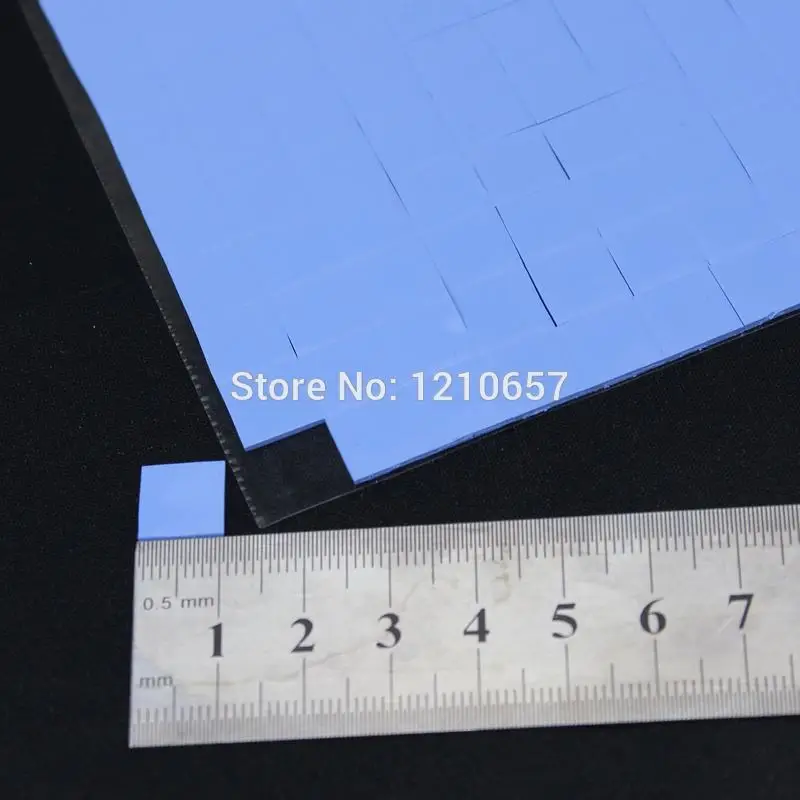 100 шт./партия силиконовые термопрокладки для микросхем VGA 10x1 мм|thermal pad|chipset