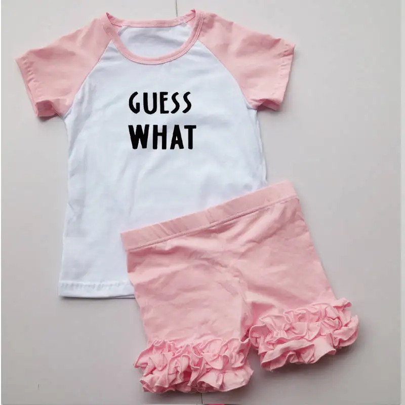 guess what baby girl set raglan tops tees sets children o neck tee