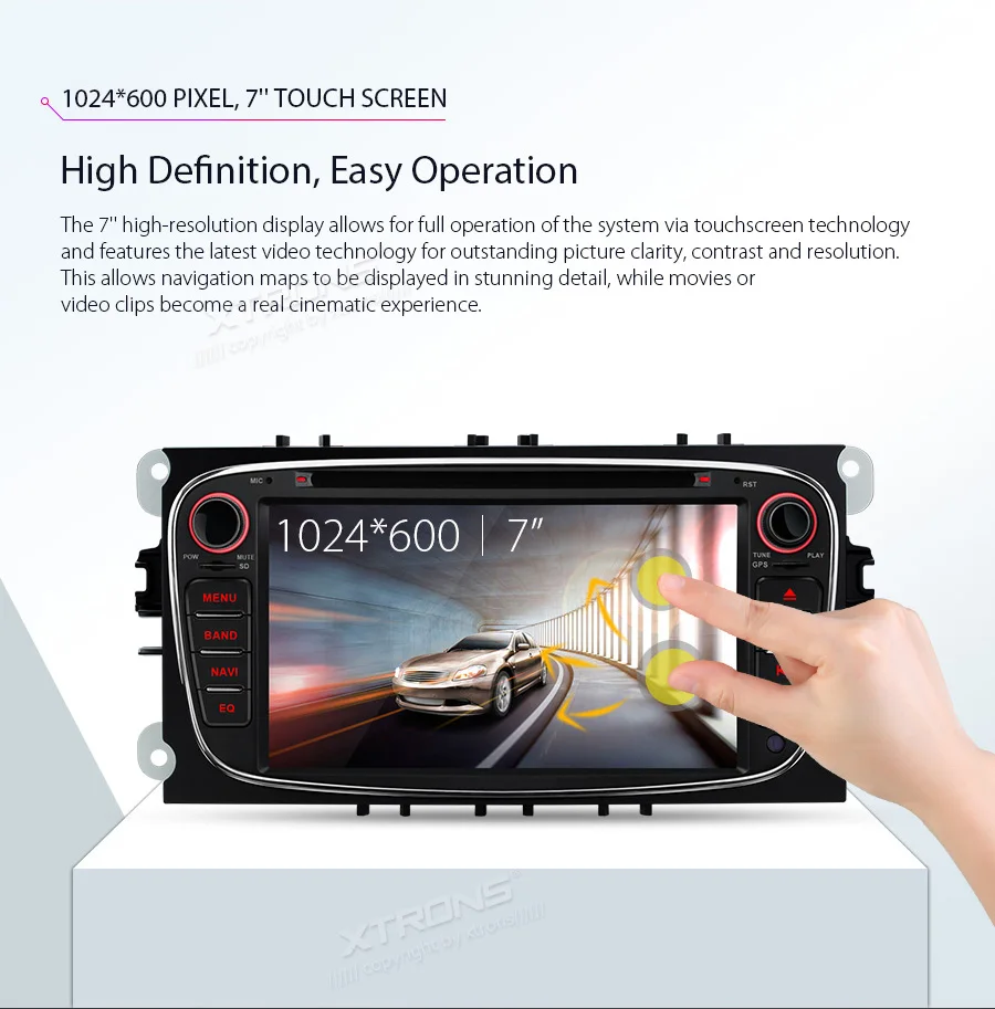 Flash Deal XTRONS 7" Android 8.1 Octa Core Car DVD Player Radio GPS USB Stereo OBD for Ford Focus II Mondeo S-Max C-Max Galaxy II Kuga 2011 8