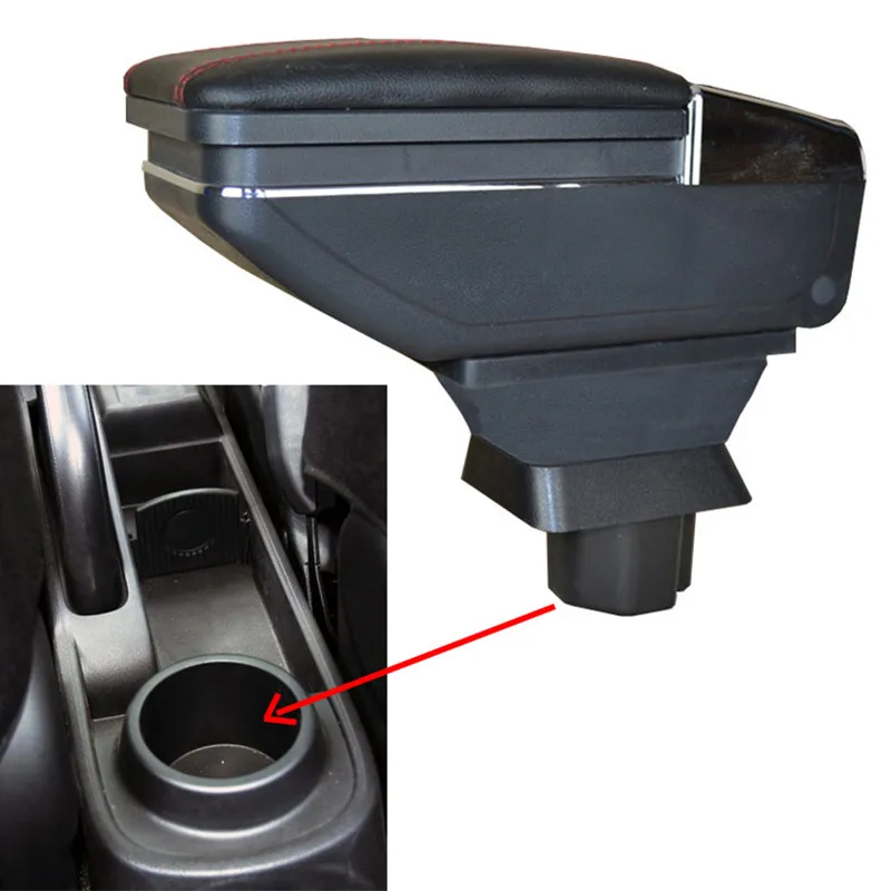 Storage Box Center Centre Console Cup Holder Dual Layer armrest box For