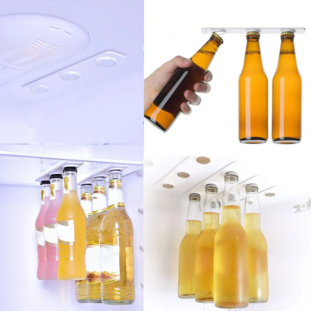 1Pcs Refrigerator Fridge Beer Bottle Jar Hanger Holder Storage