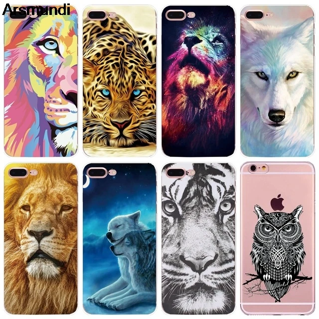Arsmundi Lion Tiger Elephant Wolf Leopard Phone Cases for
