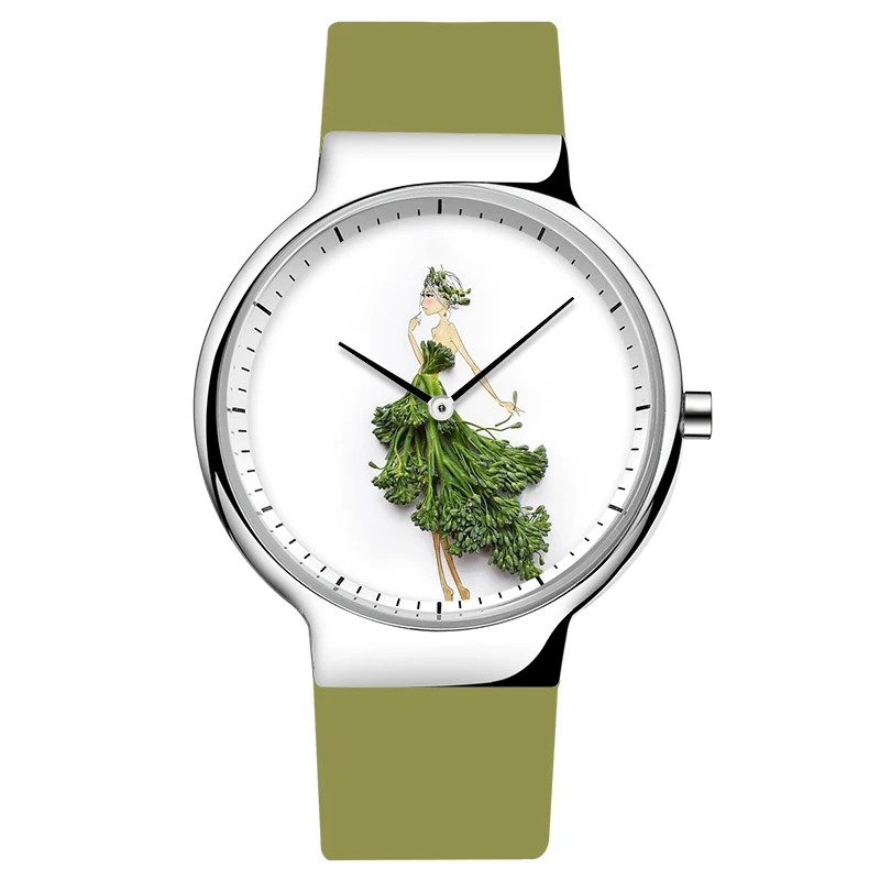 

F-007 BAOSAILI Ladies Creative Vegetable Skirt Popular Watch For Women Personalized Elegance Charm Watch